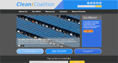 Desktop Screenshot of clean-coalition.org